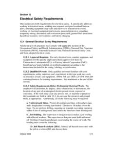 Microsoft Word - Section 12 Electrical Safety Requirements.doc