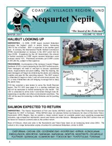 COASTAL VILLAGES REGION FUND  Neqsurtet Nepiit “The Sound of the Fishermen” WINTER 2007