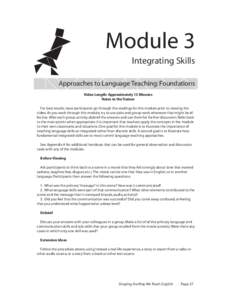 Educational psychology / Pedagogy / Jigsaw / IEARN / Skill / Total Physical Response / Focal Skills / 21st Century Skills / Education / Learning / Language education