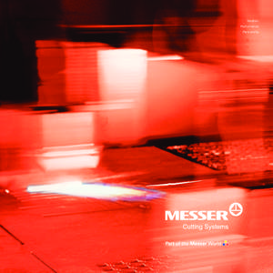 Tradition. Performance. Partnership. Messer Cutting Systems | Tradition