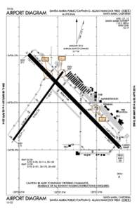 Hancock Field / Diagram / California / USAAF Fourth Air Force Group Training Stations / Santa Maria Public Airport / Santa Maria /  California