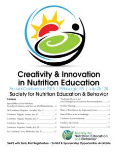 Medicine / Dietetics / Society for Nutrition Education / Nutrition Education / Center for Nutrition Policy and Promotion / British Nutrition Foundation / Child nutrition programs / Food and Nutrition Service / Health / United States Department of Agriculture / Nutrition