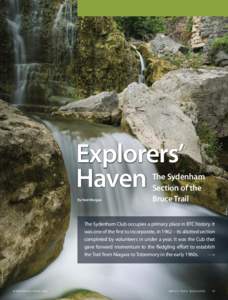 Explorers’ Haven By Ned Morgan The Sydenham Section of the