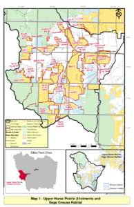 Map 1--Sage Grouse Habitat