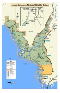 Gulf of Mexico / Suwannee River / U.S. Route 19 in Florida / Lower Suwannee National Wildlife Refuge / Levy County /  Florida / U.S. Route 1 in Florida / Suwannee / Dixie County /  Florida / Suwannee /  Florida / Geography of Florida / Florida / Outstanding Florida Waters