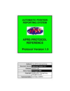 AUTOMATIC POSITION REPORTING SYSTEM