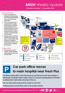 BMDH Weekly Update BMDH Weekly Update For Blacktown Hospital[removed]December 2014 For Blacktown Hospital[removed]June 2014 ON SITE THIS WEEK