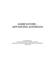 New Deal / Common Agricultural Policy / Agriculture in Australia / Agriculture / Agricultural economics