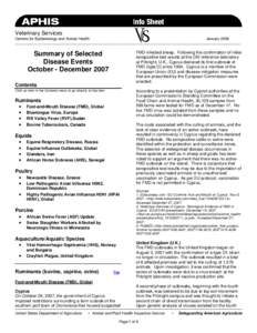 Microsoft Word - 4th Quarter Summary 2007 Final.doc