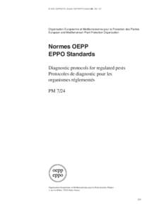 © 2004 OEPP/EPPO, Bulletin OEPP/EPPO Bulletin 34, 155 –157  Blackwell Publishing, Ltd. Organisation Européenne et Méditerranéenne pour la Protection des Plantes European and Mediterranean Plant Protection Organizat