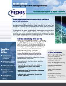Fischer Federated SSO HigherEd_MCB-10-731C_front