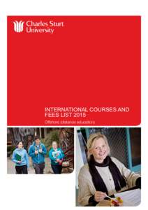 INTERNATIONAL COURSES AND Fees List 2015 Offshore (distance education) OFFSHORE FEES LIST COURSE TITLE