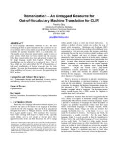 Microsoft Word - gey-romanization-acmsigir-2009-workshop-2-column-experimental.doc