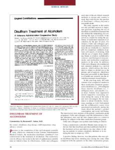 Medicine / Alcoholism / Disease theory of alcoholism / Sulfiram / Pharmacology / Sinclair Method / Alcohol abuse / Disulfiram / Chemistry