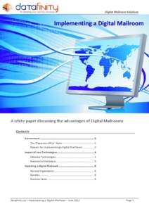 Microsoft Word - Digital Mailroom White Paper  - Jun10.doc