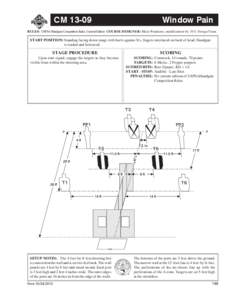 CM[removed]Window Pain RULES: USPSA Handgun Competition Rules, Current Edition COURSE DESIGNER: Mara Wanderer, modifications by 1911 Design Team