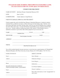 2012 Shootout Consent for Treatment Form.indd