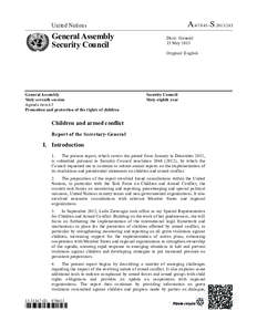 War in Afghanistan / United Nations peacekeeping / Second Congo War / United Nations Security Council Resolution / Military use of children / United Nations Security Council / History of the United Nations / United Nations