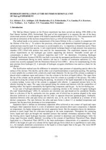 Fractionating column / Deuterium / Packed bed / Properties of water / Reboiler / Reflux / Fenske equation / Water vapor / Water / Chemistry / Distillation / Hydrogen