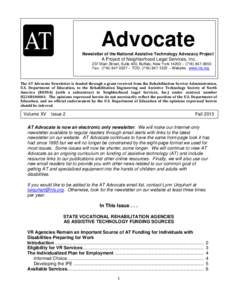 Rehabilitation medicine / Federal assistance in the United States / Social Security Disability Insurance / Disability / Supported employment / Rehabilitation Services Administration / United States / Rehabilitation Act / Florida Division of Vocational Rehabilitation / Medicine / Health / Disability rights