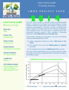 LMOP Project Expo 2014 – Union County Landfill, Arkansas