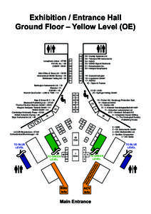 Exhibition / Entrance Hall Ground Floor – Yellow Level (OE) 55 • Guralp Systems Ltd. 54 • Teledyne RD instruments 53 • IUGG