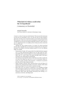 Generative linguistics / Language acquisition / Philosophy of language / Cognitive science / Universal grammar / Noam Chomsky / Poverty of the stimulus / Language / Syntax / Linguistics / Science / Academia