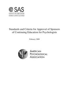 AMERICAN PSYCHOLOGICAL ASSOCIATION