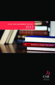 trust and endowment report  2012 trust and endowment report