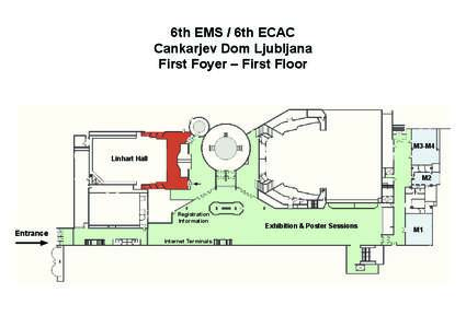 6th EMS / 6th ECAC Cankarjev Dom Ljubljana First Foyer – First Floor M3-M4 Linhart Hall