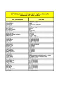 Joint Information Systems Committee / United Nations Framework Convention on Climate Change / Joint Implementation / Government / Education / Carbon finance / Climate change policy / Environment