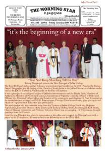 Protestantism / Jaffna Diocese of the Church of South India / Northern Province /  Sri Lanka / Green Memorial Hospital / Church of South India / American Ceylon Mission / Christianity / Christianity in Sri Lanka