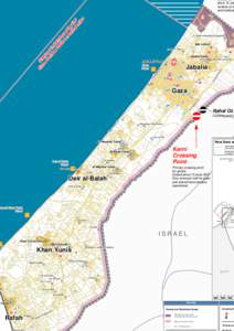 Gaza Strip Closure Map , December 2007