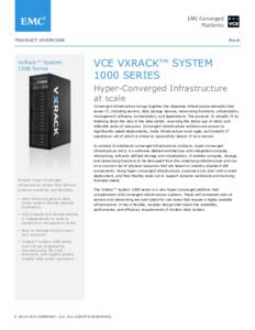 VCE VxRack System 1000 Series Product Overview