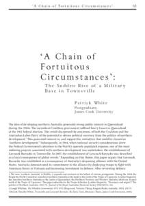 ‘A Chain of Fortuitous Circumstances’  65 ‘A Chain of Fortuitous