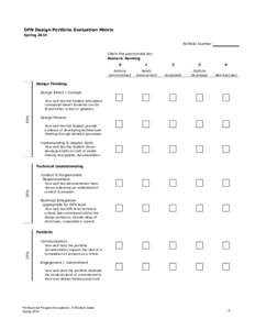 S11 Portfolio Student Guide 2011