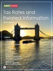 Tax Rates and Related Information 2014 Edition