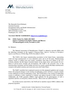 Industrial hygiene / Safety engineering / Occupational safety and health / Occupational Safety and Health Administration / Occupational Safety and Health Act / Personally identifiable information / Right to know / Occupational fatality / Safety / Risk / Security