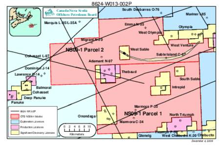 8624-W013-002P 1 00 Canada-Nova Scotia Offshore Petroleum Board Marquis L-35/L-35A