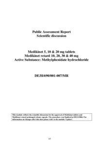 Public Assessment Report Scientific discussion