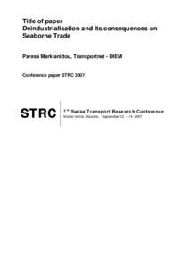 Economy / Structure / International relations / Economic development / Shipping / UNCTAD review of maritime transport / United Nations Development Group / Deindustrialization / International trade