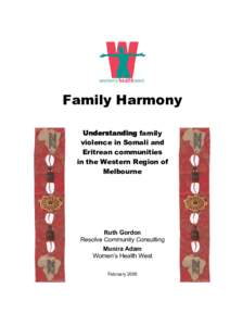 Microsoft Word - Final Family Harmony Research Report1.doc