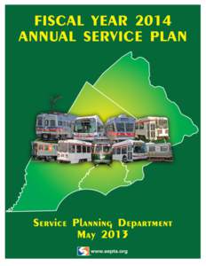 TABLE OF CONTENTS INTRODUCTION 1  ANNUAL SERVICE PLAN TIMELINE