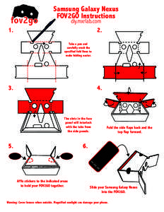 fov2go  Samsung Galaxy Nexus FOV2GO Instructions diy.mxrlab.com 2.