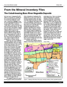 Petrology / Ore / Magnetite / Skarn / Breccia / Cobequid Mountains / Iron oxide copper gold ore deposits / Economic geology / Geology / Crystallography