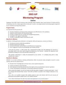 Microsoft Word - JLP Mentoring Program Outline[removed])