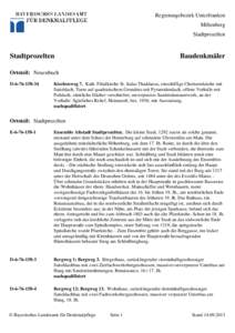 Regierungsbezirk Unterfranken Miltenberg Stadtprozelten