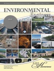The Periodical of the American Academy of Environmental Engineers®  Spring 2010 | Volume 46, Number 2 A A EE American Academy of Environmental Engineers
