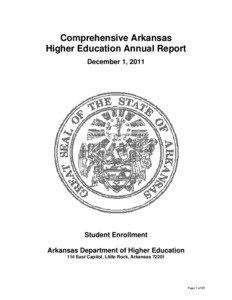 Integrated Postsecondary Education Data System / Pulaski Technical College / University of Central Arkansas / Lyon College / University of Arkansas for Medical Sciences / Fayetteville–Springdale–Rogers Metropolitan Area / Full-time equivalent / North Arkansas College / Carnegie Classification of Institutions of Higher Education / North Central Association of Colleges and Schools / Arkansas / University of Arkansas Community College at Morrilton