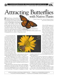 FOR-98  Attracting Butterflies F  with Native Plants